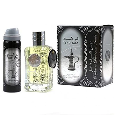 Ard Al Zaafaran Perfume Dirham Silber + Deo Eau de Parfum 100ml - Image 2