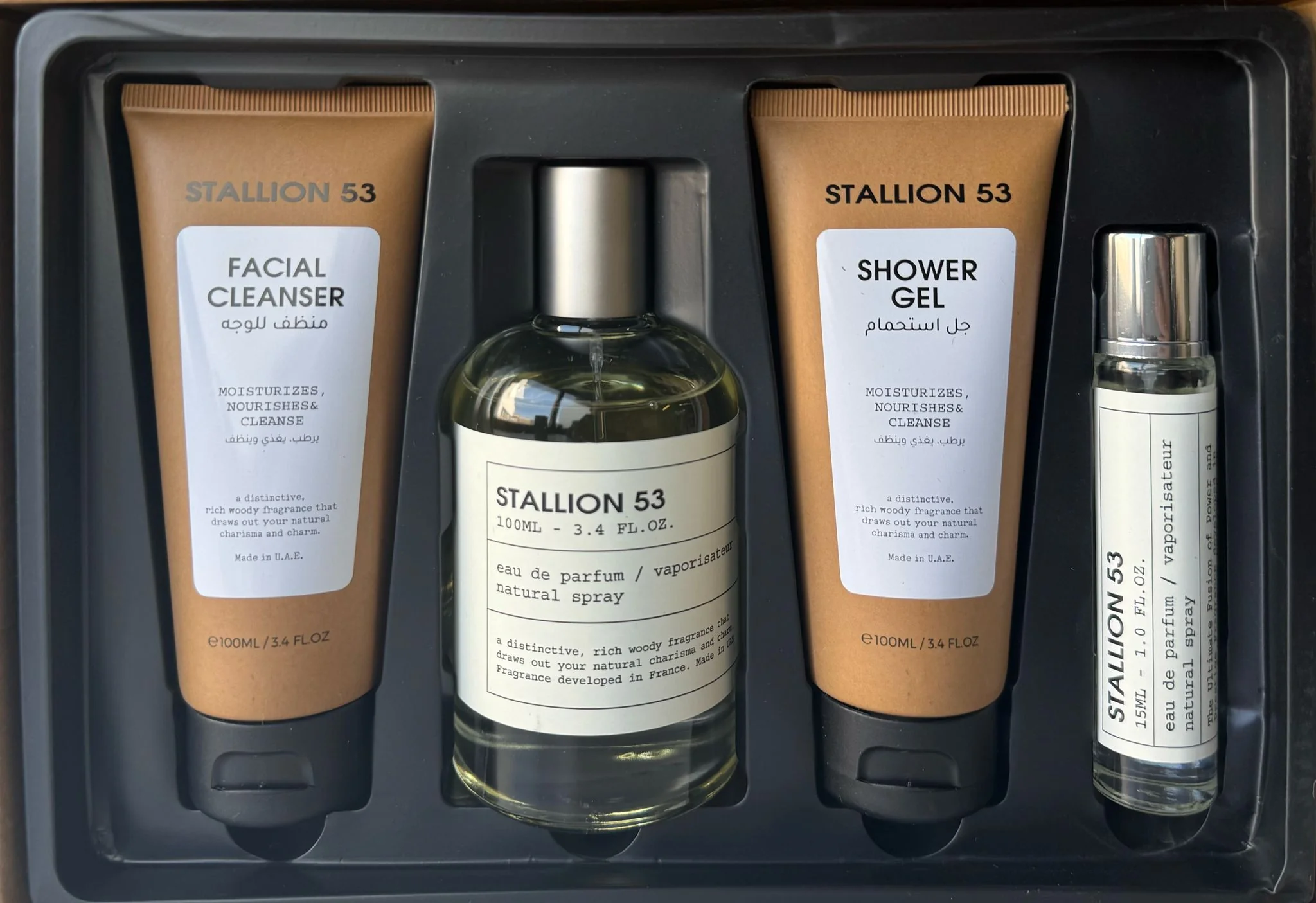 Emper 100ml Stallion 53 / 15ml Stallion 53/100ml Shower gel / 100ml Facial Cleanser