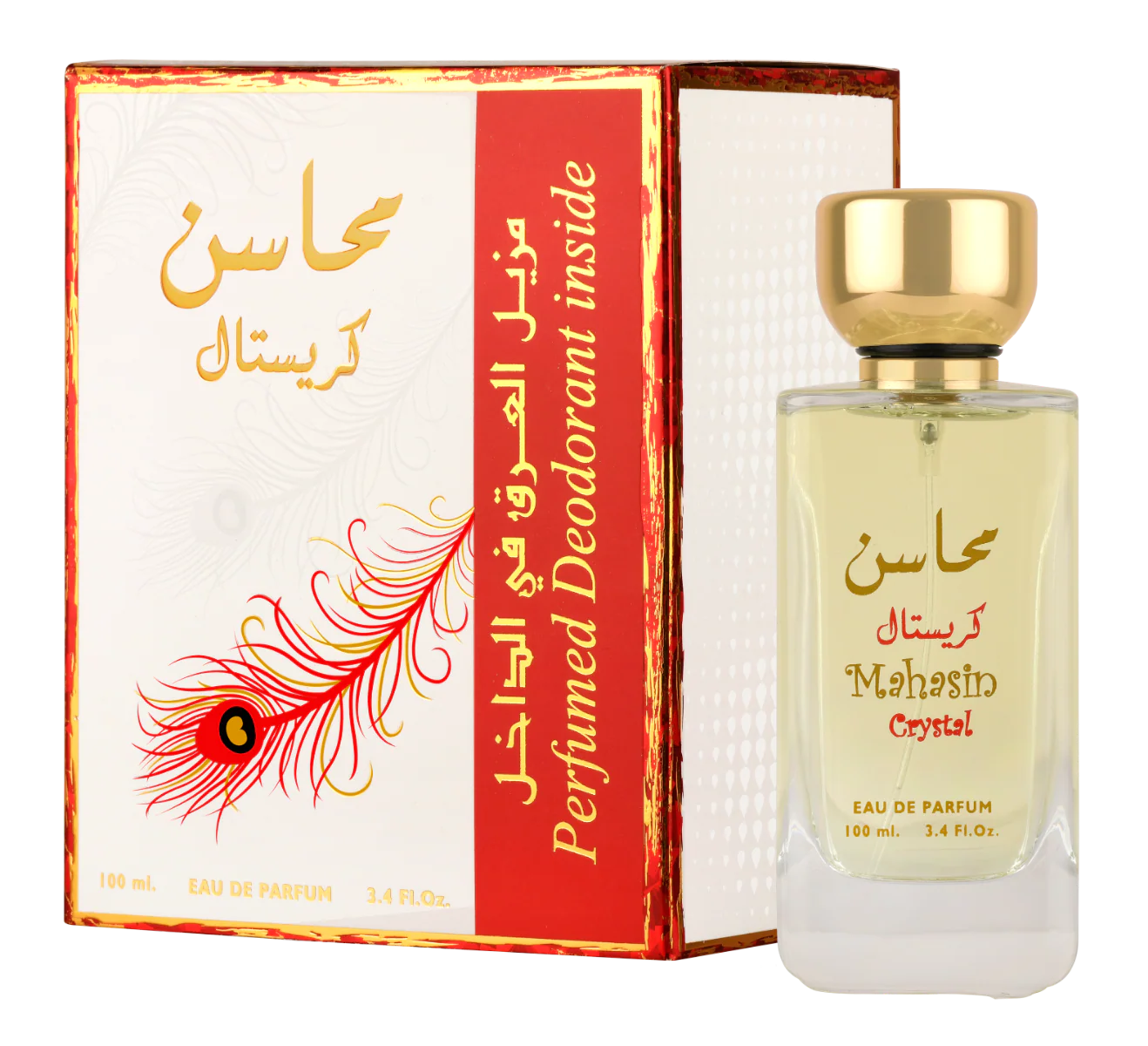 Lattafa Parfüm Mahasin Crystal RED + Deo Eau de Parfum 100ml - Image 4