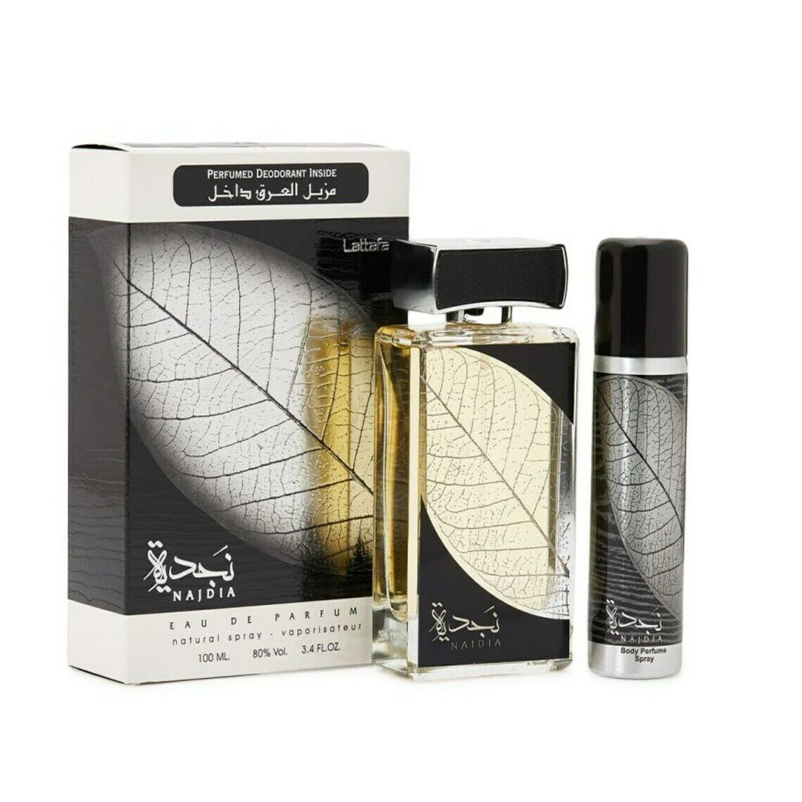Lattafa Parfüm Najdia Eau de Parfum 100ml + Deodorant