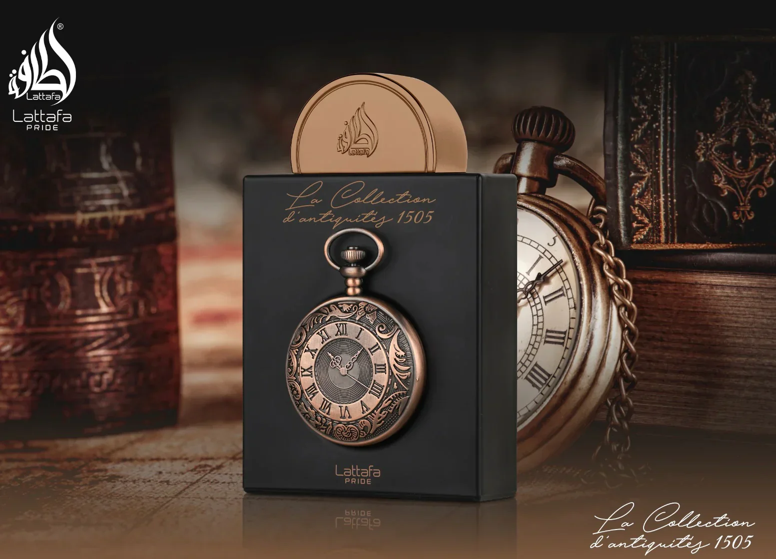 Lattafa Pride Parfüm La Collection D'Antiquites 1505 Watch Eau de Parfum 100ml - Image 3