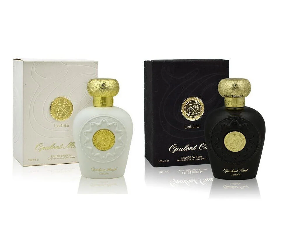 Paket Lattafa Parfüm Opulent Musk + Opulent Oud Eau de Parfum 100ml ( Damen+Herren )